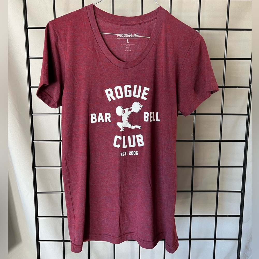 ROUGE Barbell Club Athletic Tee - Size Large